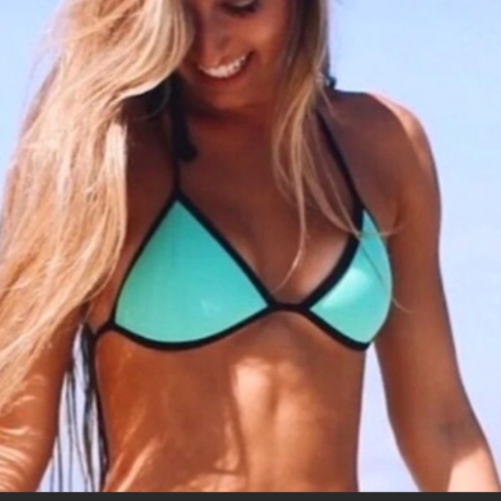 Triangl 100% Neoprene Miami Mint Bikini. Women’s Large